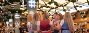 Feiern am Oktoberfest