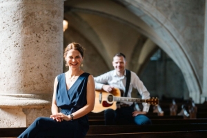 Musizieren in der Kirche Trauung