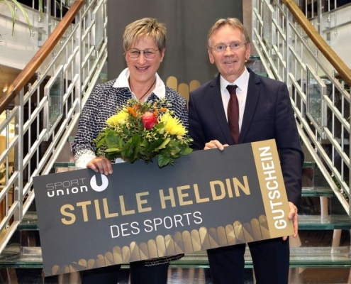 Stille Heldin des Sports 2024 mit Gutschein